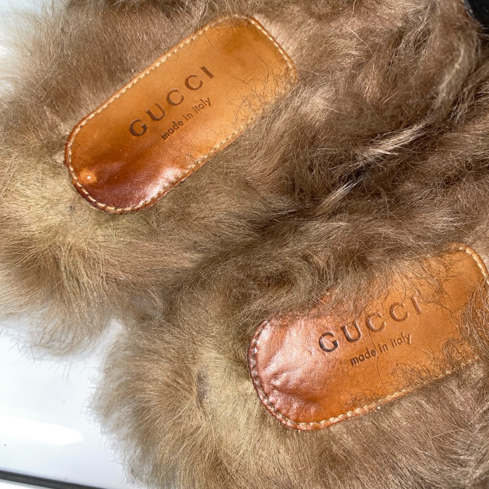 Gucci Princetown Leather Fur Tiger Loafer w/ Receipt Dustbag - Picture 10 of 13